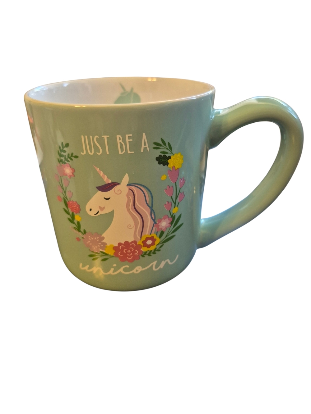 Sheffield Home Mint Green 'Just Be A Unicorn' Ceramic Mug